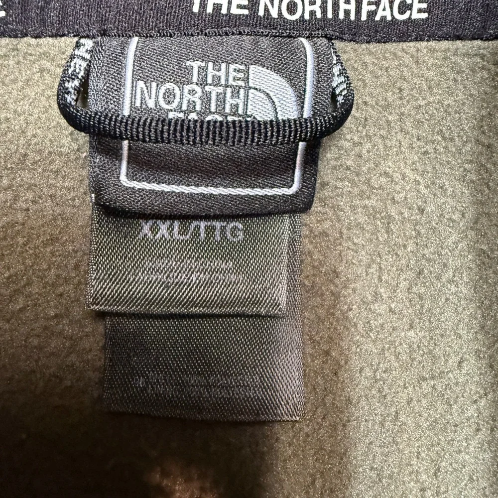 The North Face Fleece Jacket‎ Full Zip Olive Green Outdoors XXL